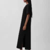 Robe t-shirt maxi oversize en jersey épais