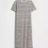Robe t-shirt maxi oversize en jersey épais