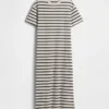 Robe t-shirt maxi oversize en jersey épais