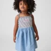 Robe-tablier en matières mélangées pour Bébé & Enfant