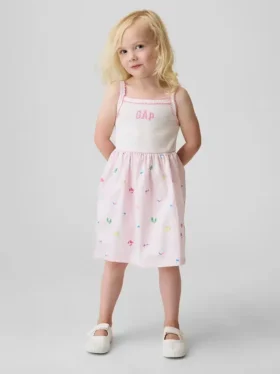 Robe-tablier en matières mélangées pour Bébé & Enfant
