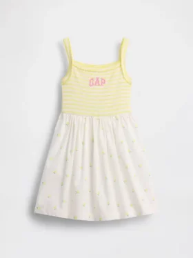 Robe-tablier en matières mélangées pour Bébé & Enfant