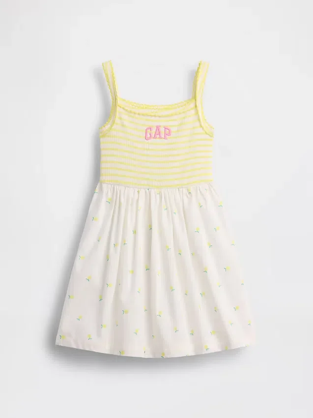 Robe-tablier en matières mélangées pour Bébé & Enfant