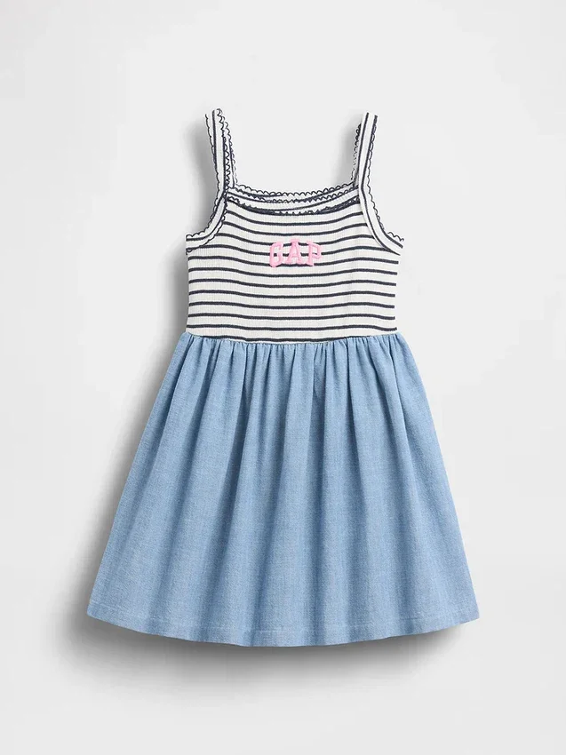 Robe-tablier en matières mélangées pour Bébé & Enfant
