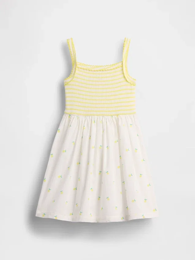 Robe-tablier en matières mélangées pour Bébé & Enfant