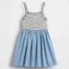 Robe-tablier en matières mélangées pour Bébé & Enfant