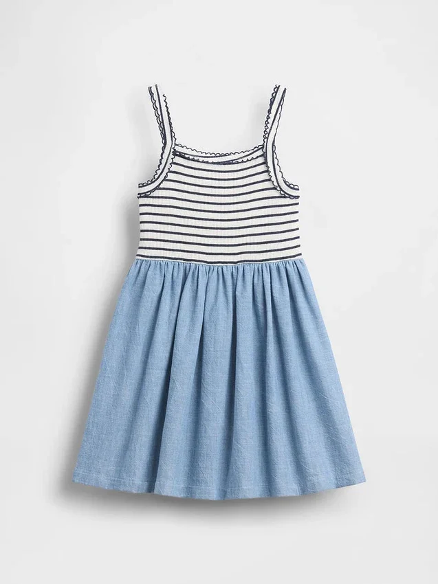 Robe-tablier en matières mélangées pour Bébé & Enfant
