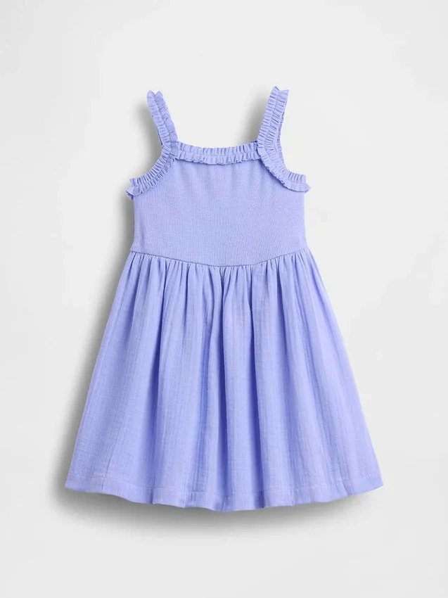 Robe-tablier en matières mélangées pour Bébé & Enfant