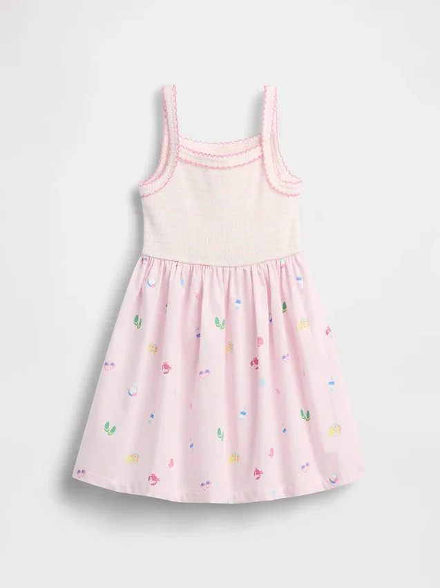 Robe-tablier en matières mélangées pour Bébé & Enfant