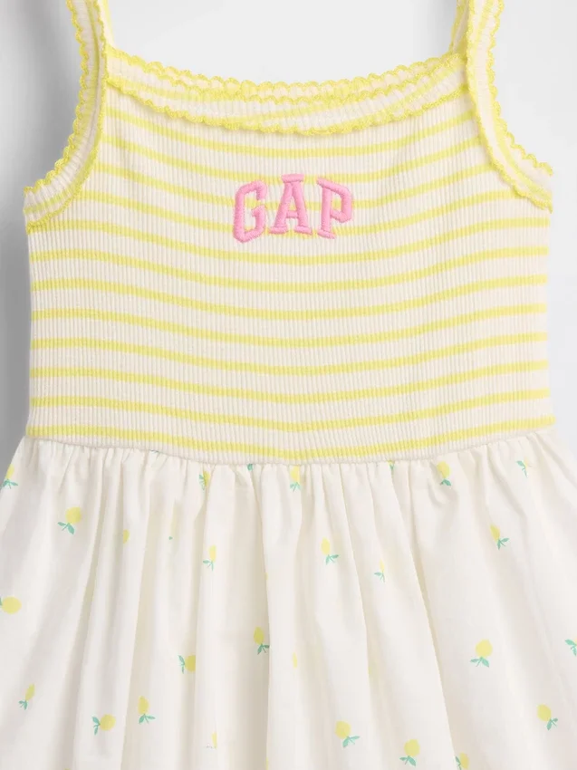 Robe-tablier en matières mélangées pour Bébé & Enfant