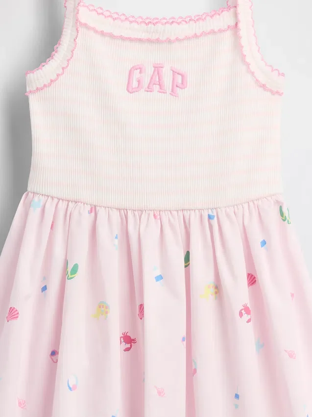 Robe-tablier en matières mélangées pour Bébé & Enfant