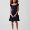 Robe à taille basse à pois pour enfant