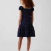 Robe à taille basse à pois pour enfant