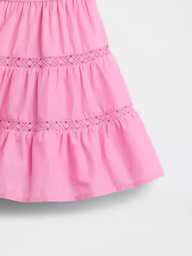 Robe à volants et bordure en dentelle pour Bébé & Enfant
