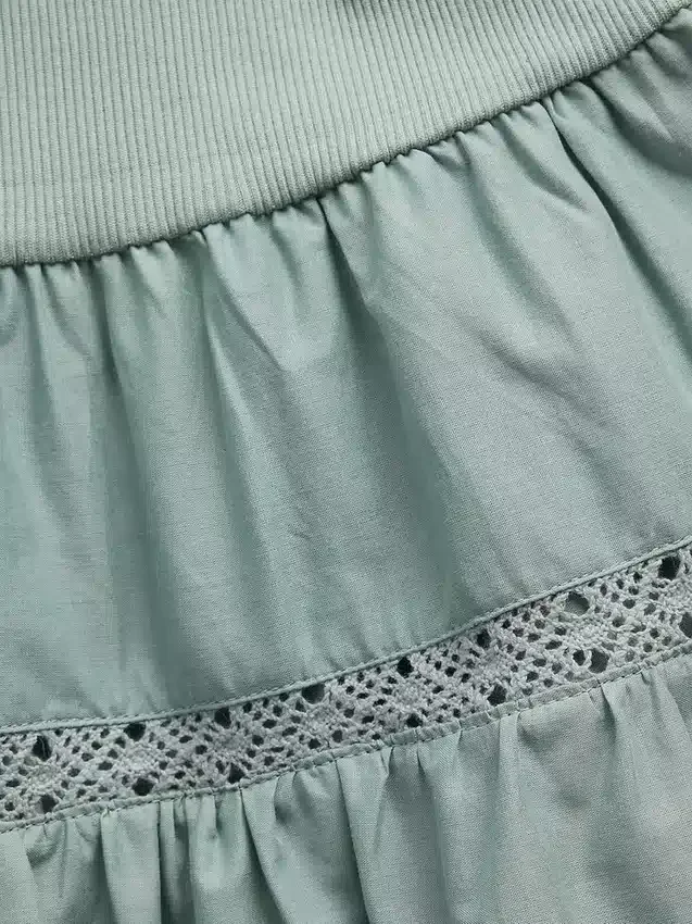 Robe à volants et bordure en dentelle pour Bébé & Enfant