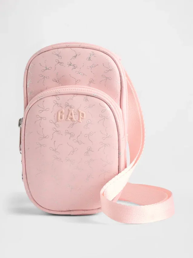Sac à bandoulière pour enfant avec logo nœud