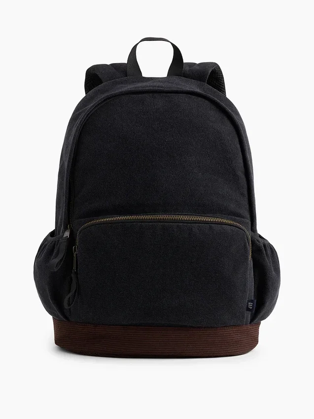 Sac à dos en denim et velours côtelé pour enfants