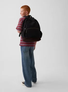 Sac à dos en denim et velours côtelé pour enfants