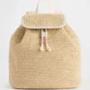 Sac à dos en paille scintillante pour enfants