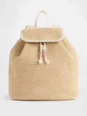 Sac à dos en paille scintillante pour enfants