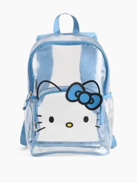 Sac à dos transparent Hello Kitty pour enfants