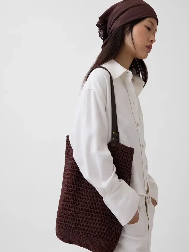 Sac fourre-tout au crochet