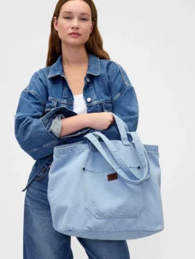 Sac fourre-tout en denim