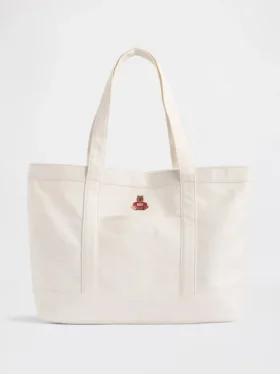 Sac fourre-tout en denim avec logo Brannan Bear