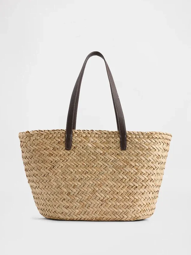 Sac fourre-tout en paille