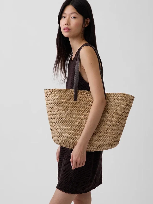 Sac fourre-tout en paille