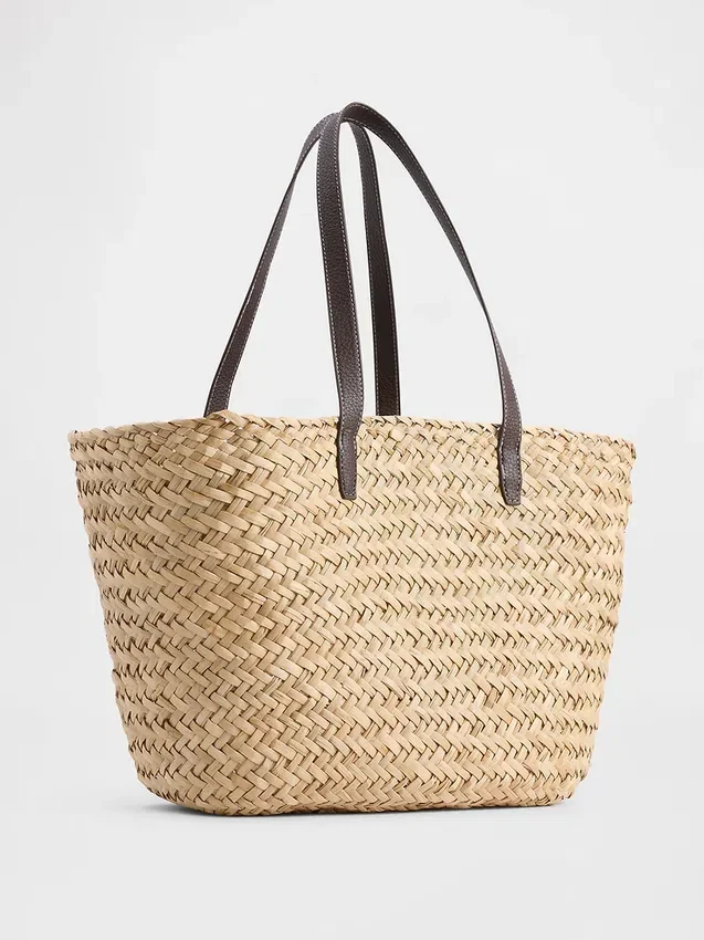 Sac fourre-tout en paille