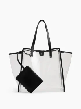 Sac fourre-tout en plastique translucide