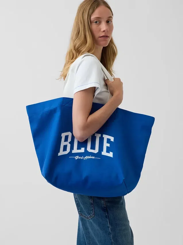 Sac fourre-tout en toile « Get Blue »