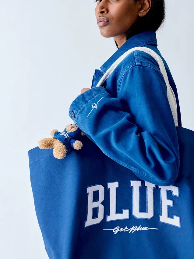 Sac fourre-tout en toile « Get Blue »