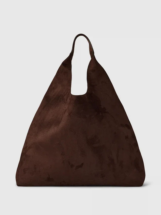 Sac fourre-tout souple en daim vegan
