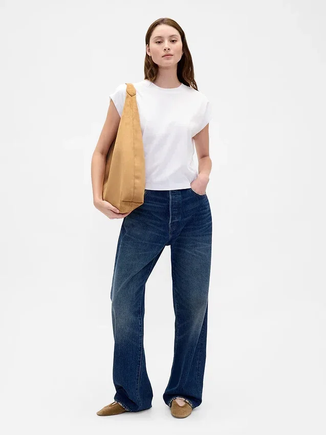 Sac fourre-tout souple en daim vegan