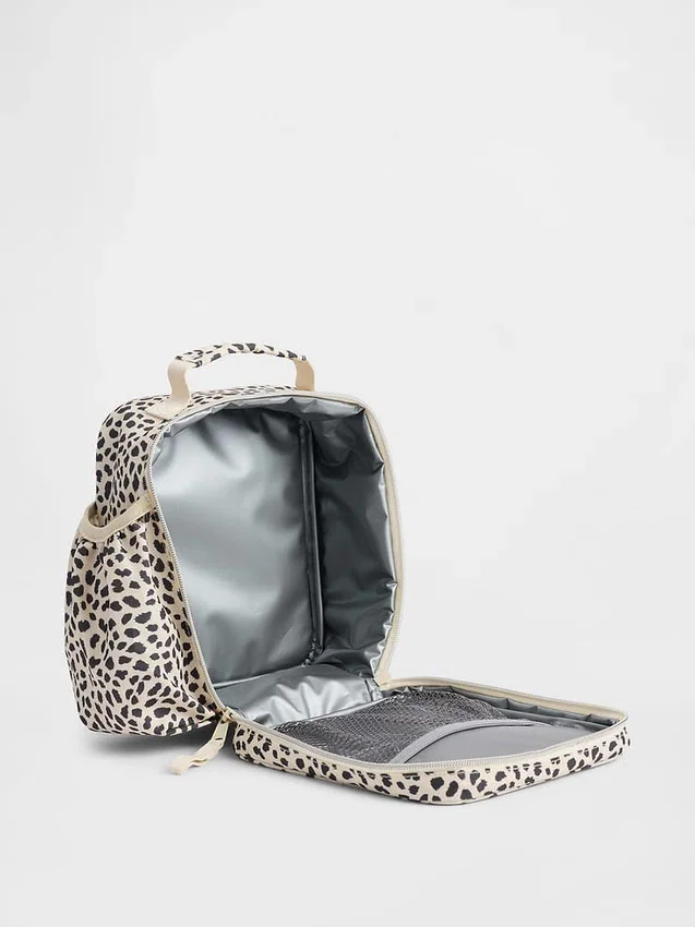 Sac-repas pour enfants motif léopard