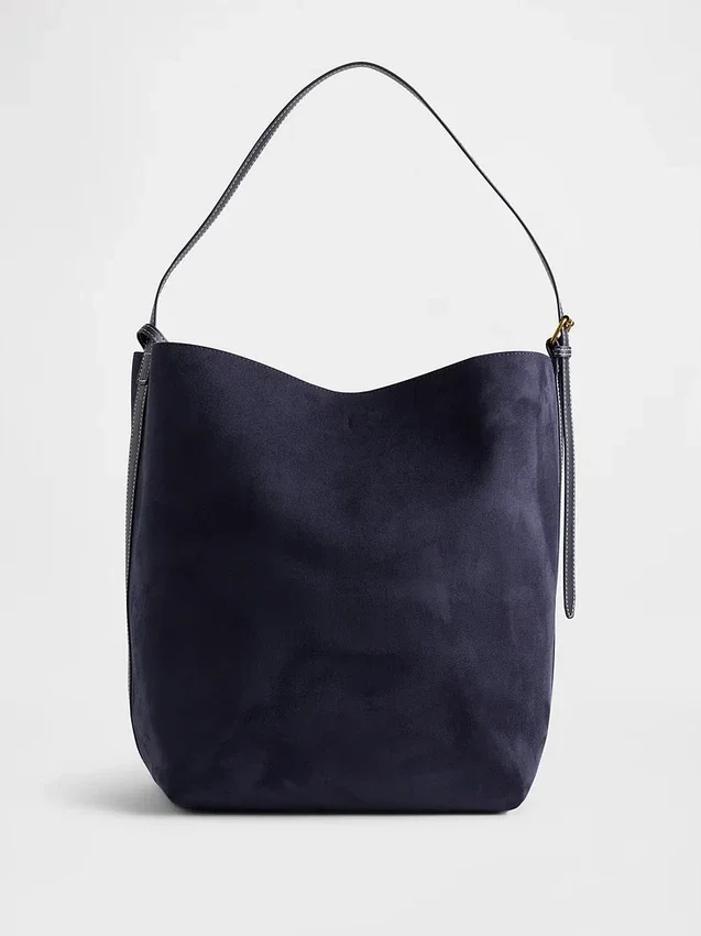 Sac seau en daim vegan