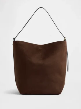 Sac seau en daim vegan