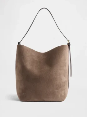 Sac seau en daim vegan