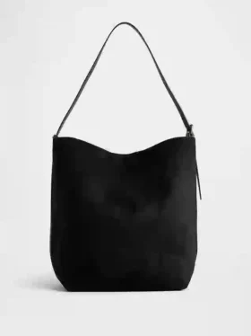 Sac seau en daim vegan