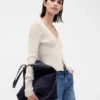 Sac seau en daim vegan