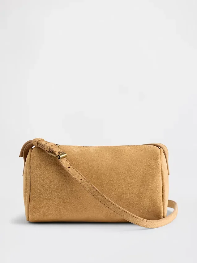 Sac tonneau en daim vegan