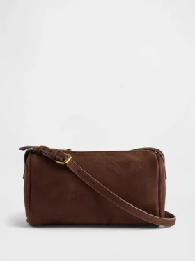 Sac tonneau en daim vegan