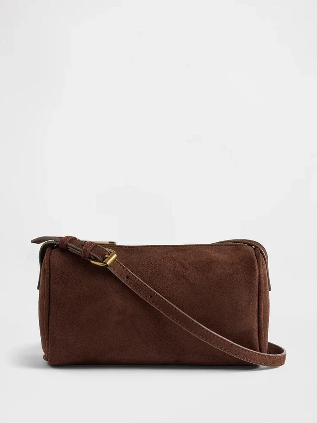 Sac tonneau en daim vegan