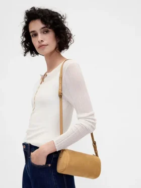 Sac tonneau en daim vegan