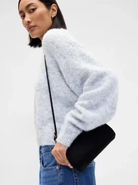Sac tonneau en daim vegan