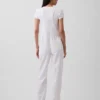 Salopette ample en denim ultra-doux style années 90