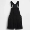 Salopette courte en denim ample