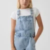 Salopette courte en denim pour enfant